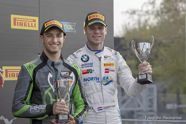 Simon Knap haalt podium bij openingsrace van Europese GT4 kampioenschap in Monza