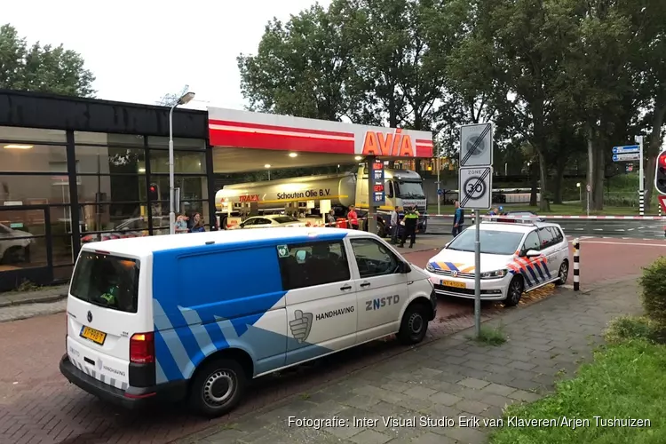 Overval op tankstation in Zaandam: viertal na achtervolging opgepakt op A10