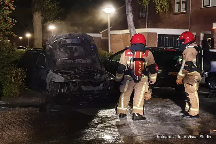 Auto in brand in Assendelft