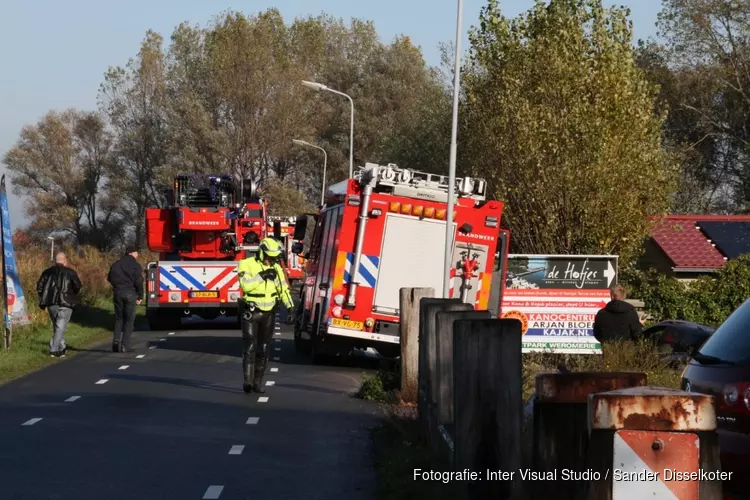 Brandje in schuur in Wormer