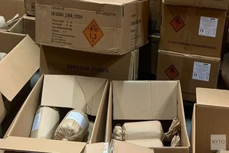 3000 kilo illegaal vuurwerk aangetroffen