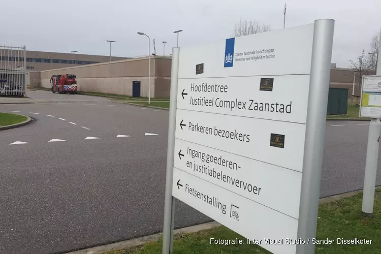 Celbrand met veel rookontwikkeling bij Justitieel Complex Zaanstad