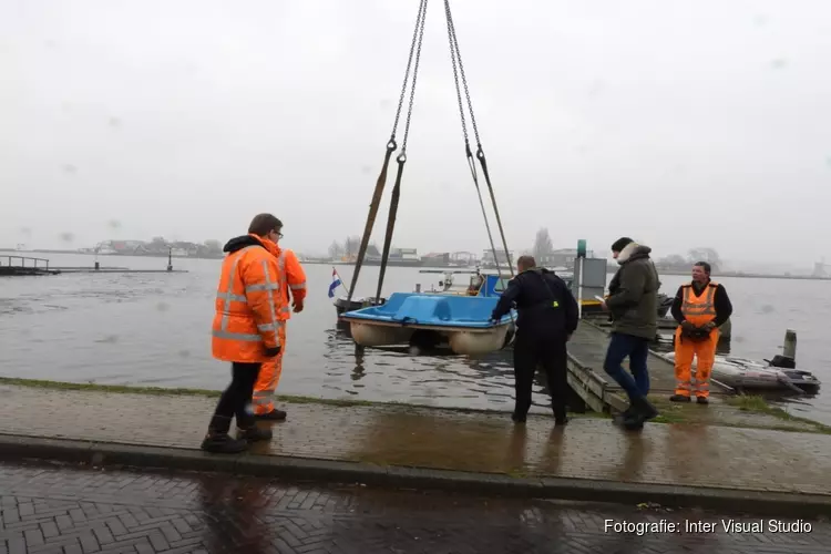 Zes bootjes in beslag genomen in Zaandijk