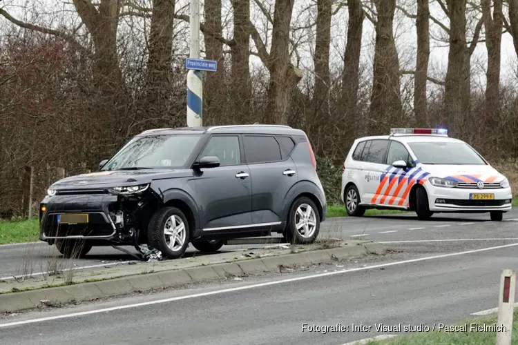 Auto tegen dwangpijl