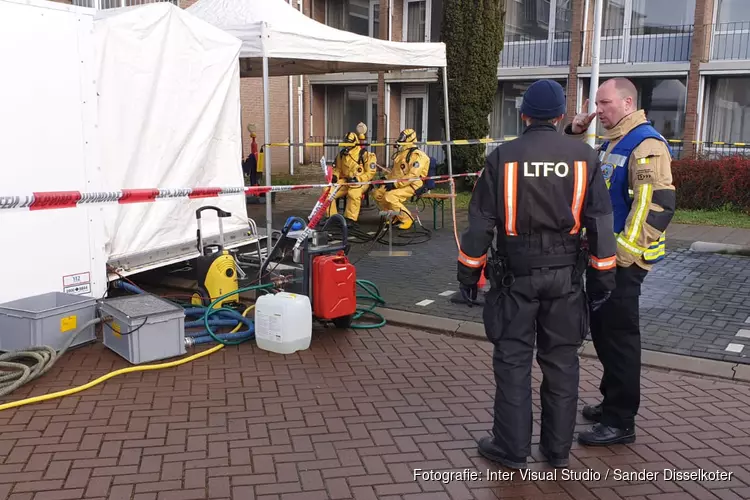 Geen coronavirus, maar oefening in Krommenie