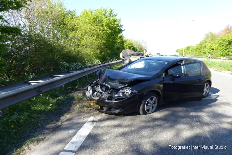 Veel schade bij eenzijdig ongeval op N246