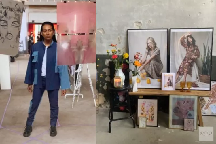 Kunstexpositie in Zaandam door afgestudeerde modestudenten van B Fashion Academy