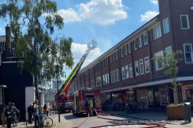 Brand op Zuiddijk in Zaandam