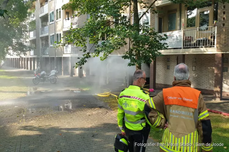 Brand in garagebox flat Zaandam