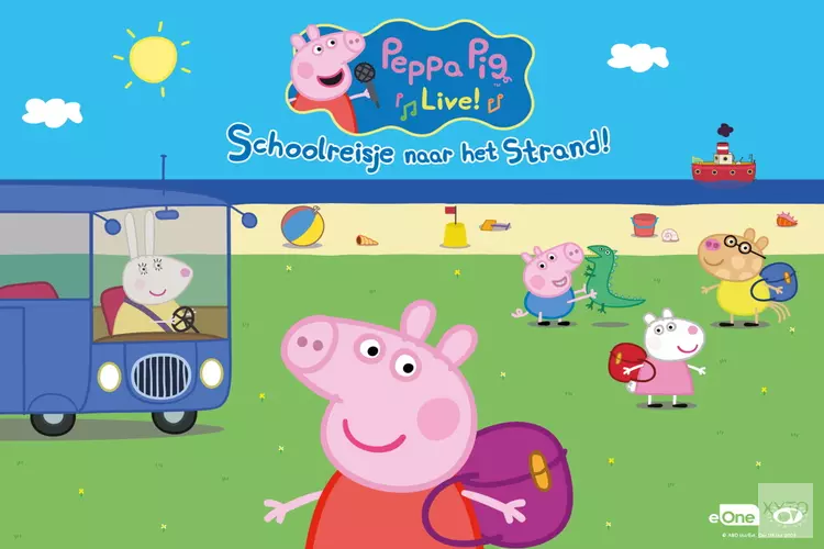 Familievoorstelling: &#39;Peppa Pig Live! - Schoolreisje naar het Strand&#39; in Zaandam