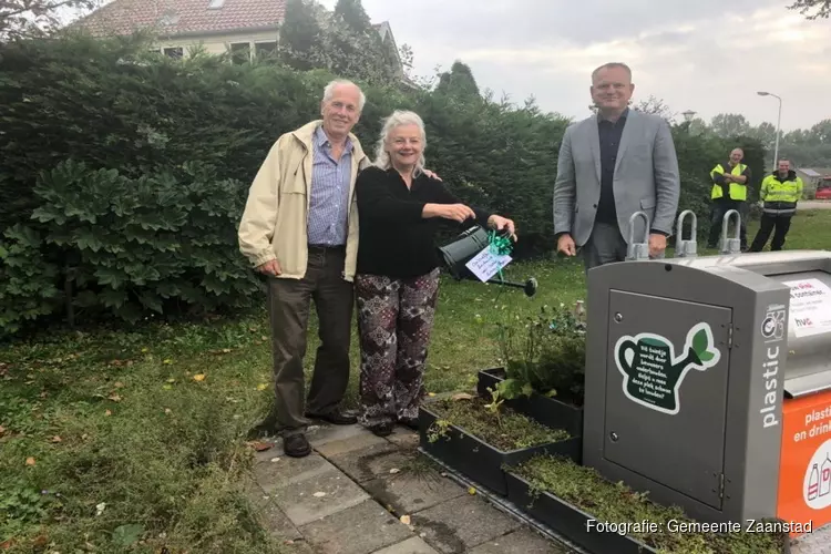 Proef met containertuintjes om dumpingen van afval tegen te gaan