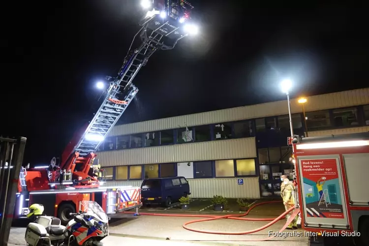 Brand in loods Zaandam