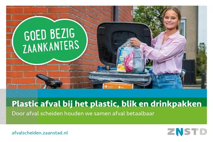 Ruim één miljoen kilo minder restafval in Zaanstad in 2020