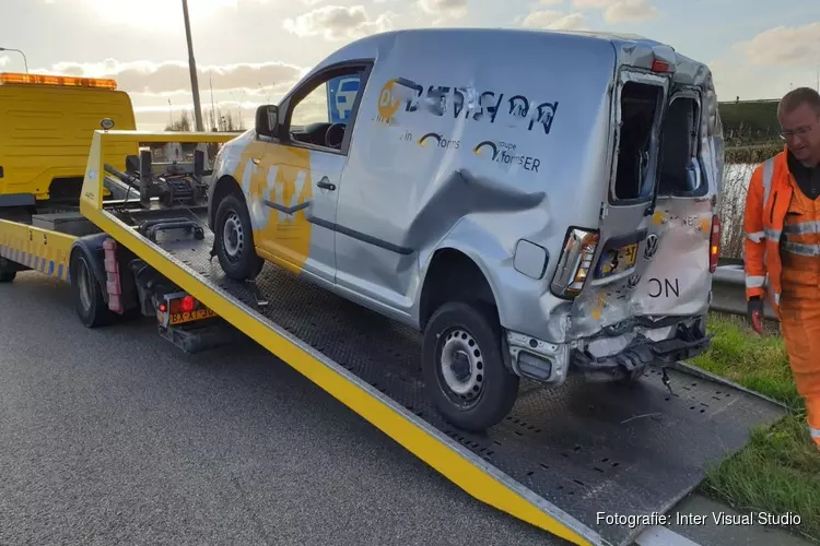 Botsing op N246, bij A8