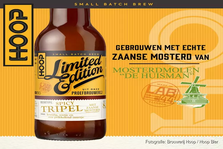 Een bijzonder nieuw bier: de Spicy ‘Zaanse Mosterd’ Tripel