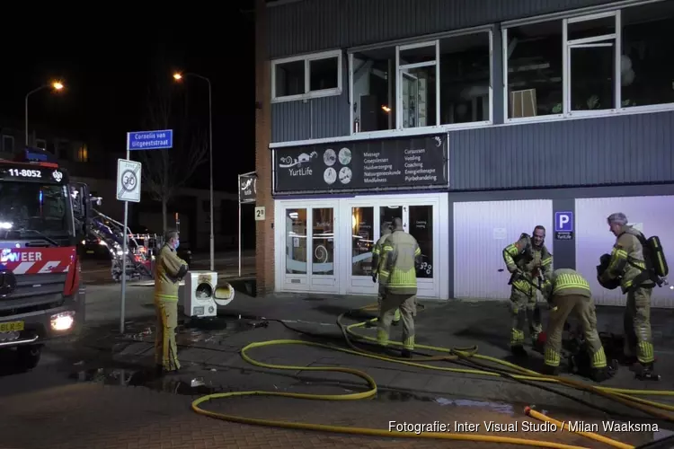 Droger zorgt voor brand bij Wellness Centre