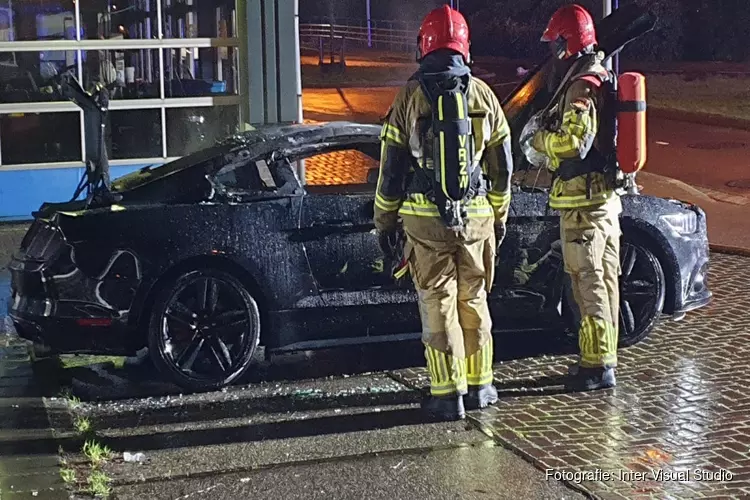 Dure Ford Mustang door brand verwoest