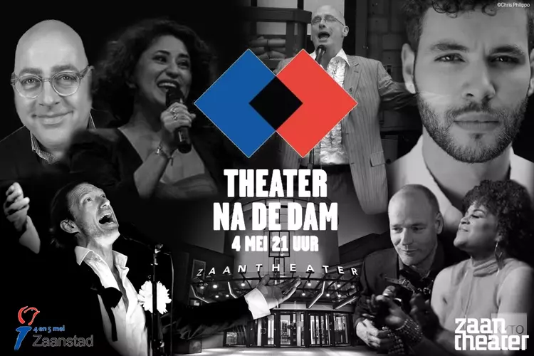 Zaantheater organiseert gratis toegankelijk muziekprogramma ‘Theater Na de Dam’ op 4 mei