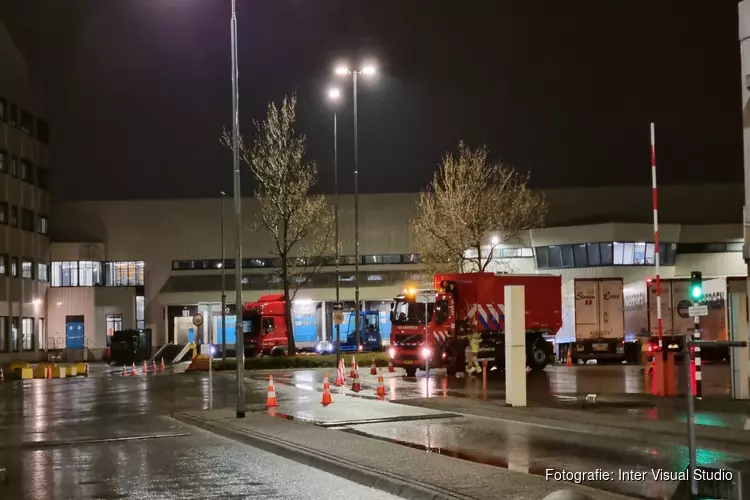 Brand bij koffiebranderij Ahold