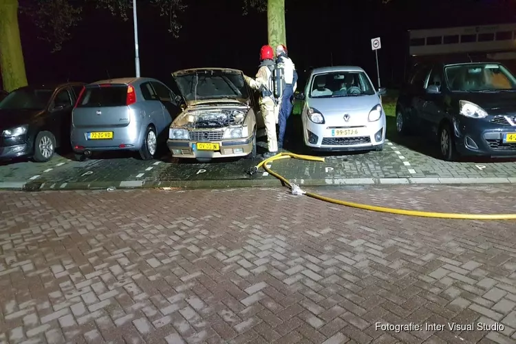 Autobrand in de kiem gesmoord