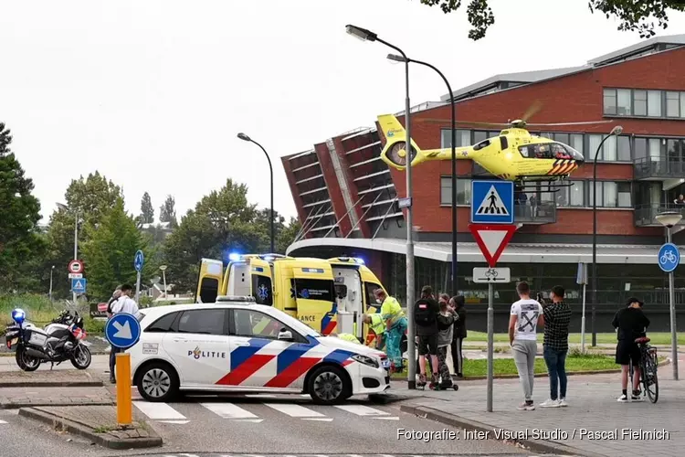 Persoon op elektrische fiets gewond geraakt bij ongeluk in Krommenie