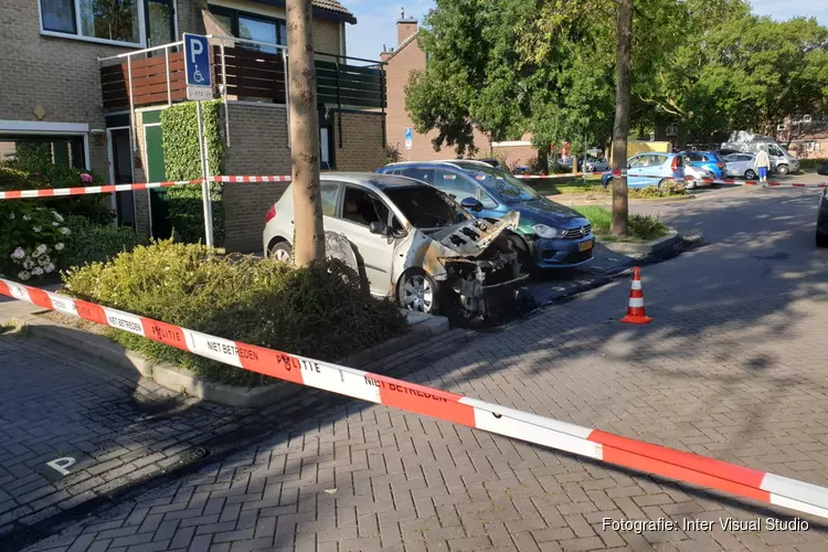 Aanhouding na autobrand