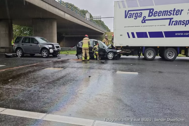 A7 richting Zaanstad afgesloten na ongeval bij Zuidoostbeemster