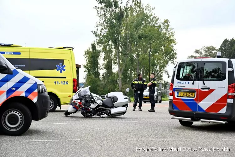 Motoragent gevallen in Zaandam