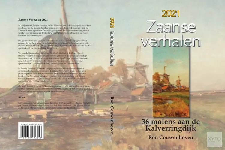 20 november boekpresentatie van Ron Couwenhoven: &#39;Zaanse verhalen 2021: 36 molens aan de Kalverringdijk&#39;