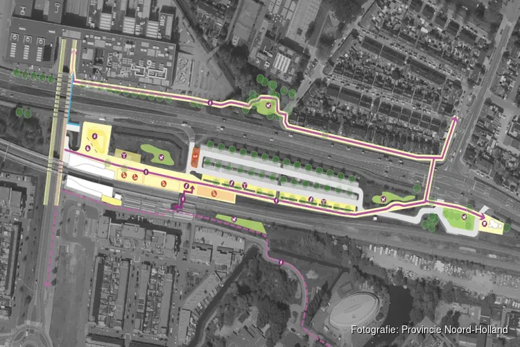 Drie ontwerpen voor stationsgebied Krommenie/Assendelft: wat vindt u ervan?