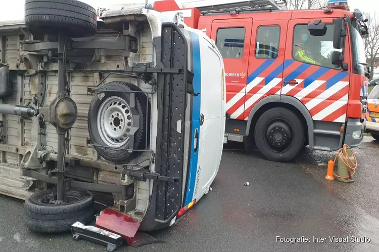 Aanrijding tussen tractor en auto in Assendelft