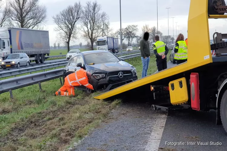 Ongeval op A7 ter hoogte van Wijdewormer