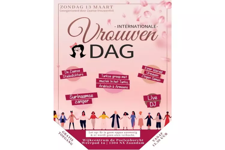 Internationale Vrouwendag in wijkcentrum de Poelenburcht