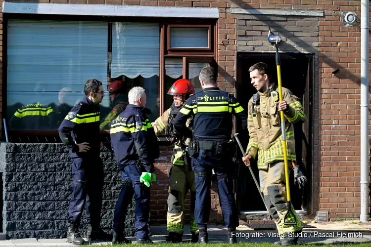 Brand in woning aan de Jasperstraat in Zaandam