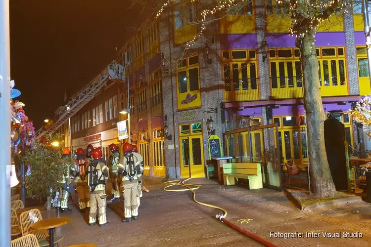 Brand op de Dam in Zaandam