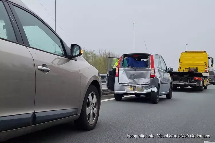 Ongeluk A8 richting Amsterdam/Zaanstad-Zuid