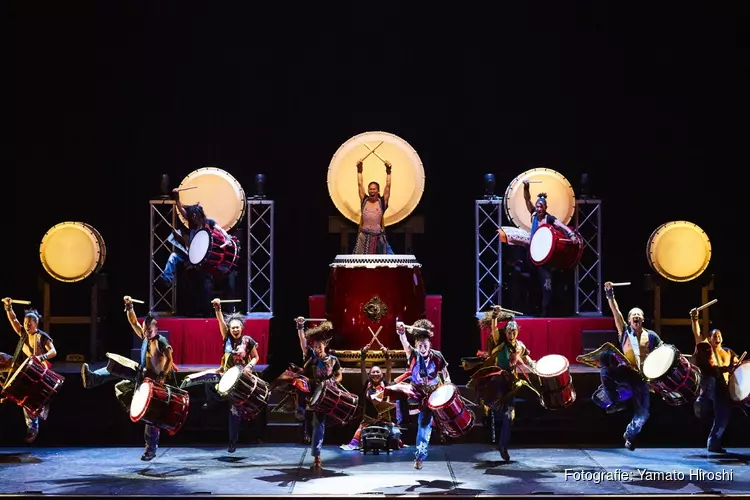 Japanse meesterdrummers in het Zaantheater