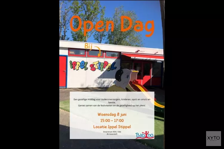 Locatie Ippel Stippel van Babino organiseert op woensdag 8 juni een open dag!