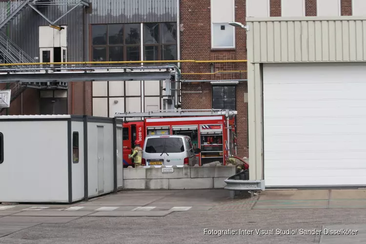 Brand bij bedrijf in Wormerveer