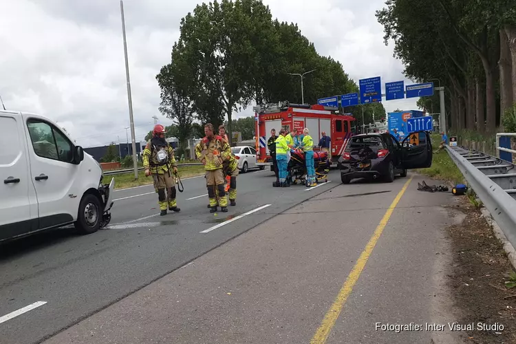 Gewonde bij ongeval in Oostzaan