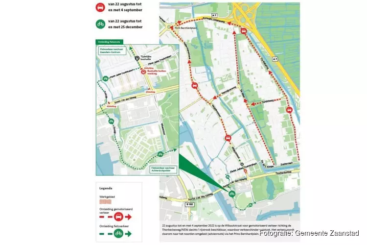 Vanaf maandag andere situatie op kruispunt Thorbeckeweg - Wibautstraat