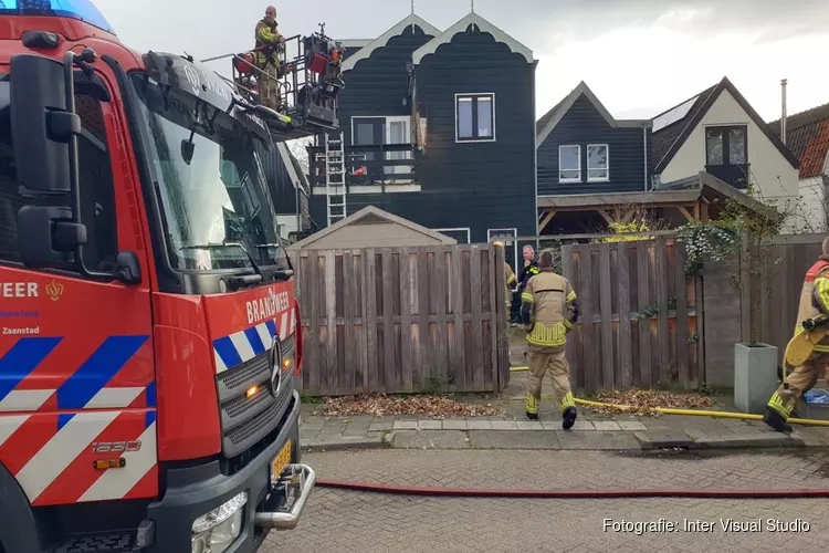 Brand in woning aan Langestraat Zaandam