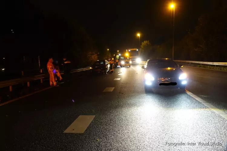 Ongeval op Knooppunt Zaandam, drie gewonden