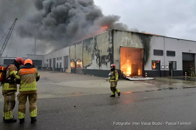 Grote brand in Westknollendam