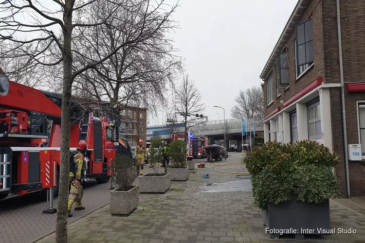 Brand in voormalige brandweerkazerne Koog aan de Zaan