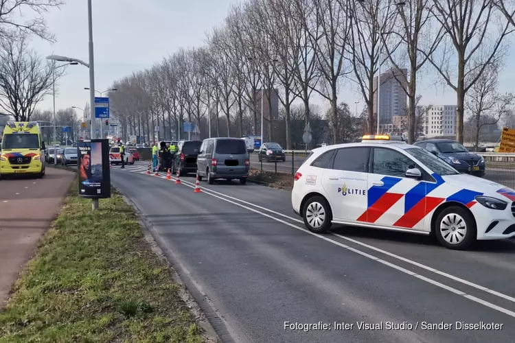 Kopstaartbotsing in Zaandam