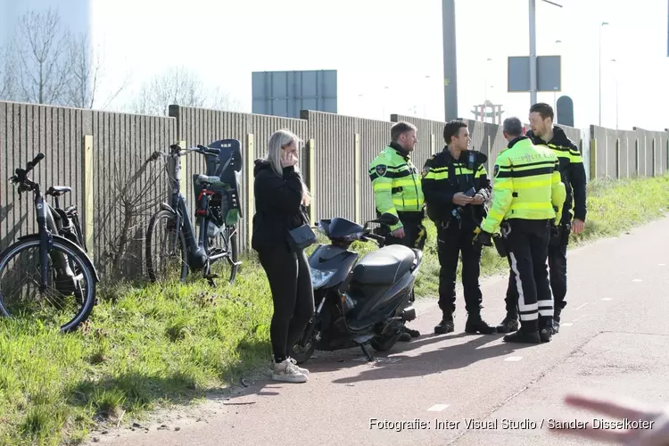 Ongeluk op fietspad bij Wormerveer