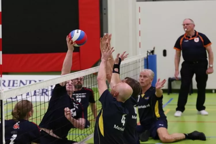 22 april Nationaal bekertoernooi Zitvolleybal in Topsportcentrum de Koog in Koog aan de Zaan