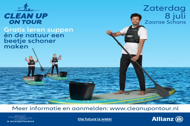 Op 8 juli komt Clean up on Tour naar Zaanse Schans