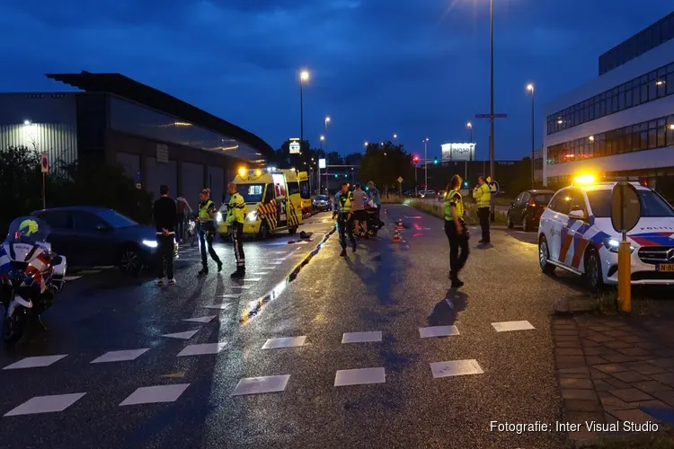 Scooterrijder gewond na ongeval in Zaandam